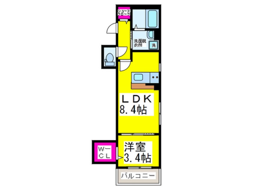 間取図 セジュール本町