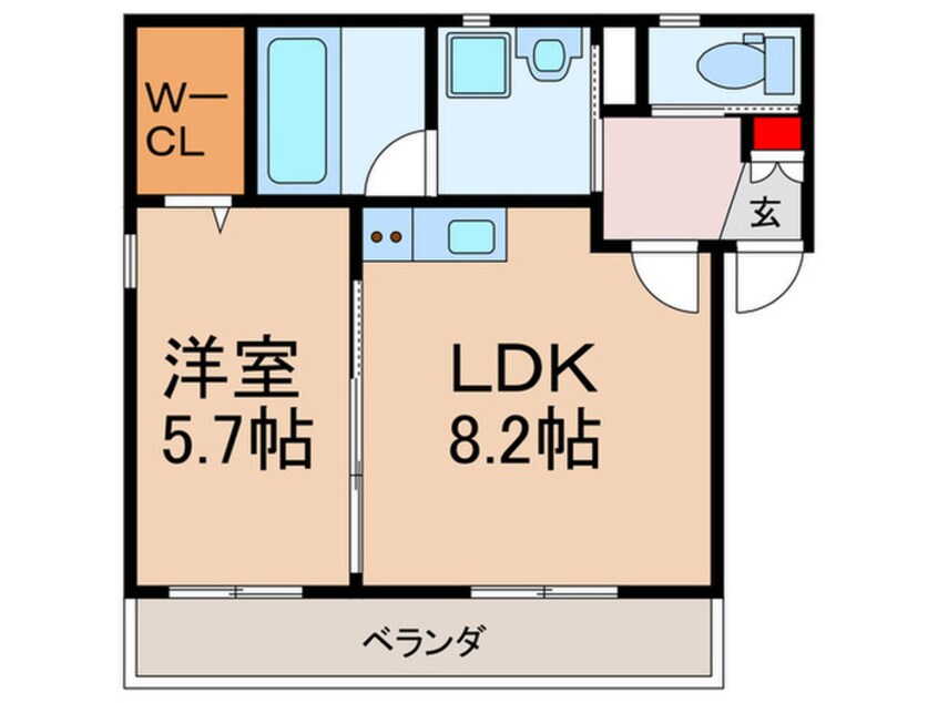 間取図 ルシア天の川