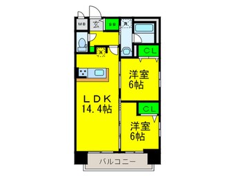 間取図 Fortuna　yuhigaoka