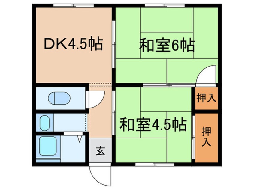 間取図 北島文化　西