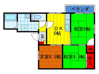 間取図 ラフォ－レ山口