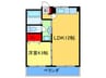 大宮マンション 1LDKの間取り