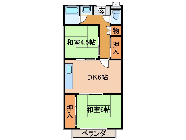 間取り図 ダイキハイム摂津