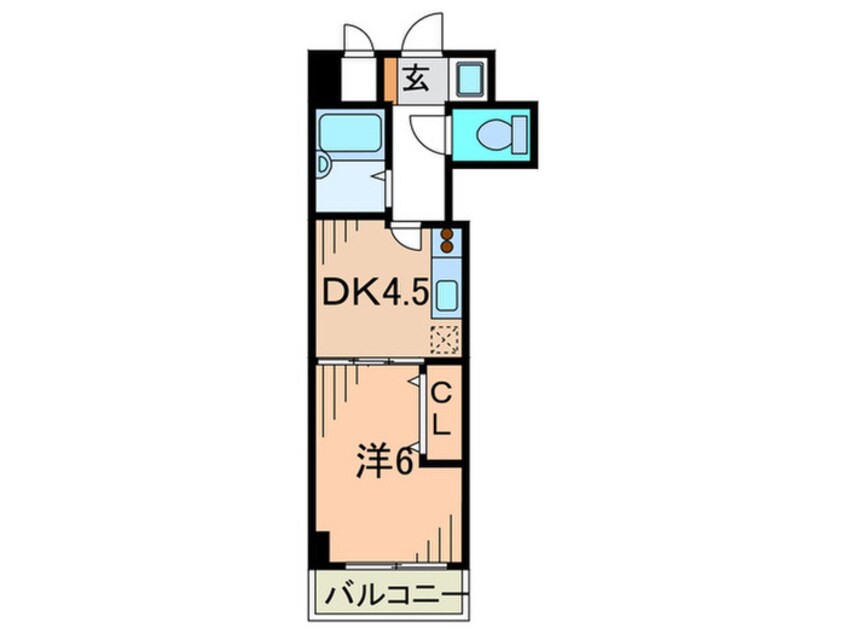 間取図 ベルメゾン西宮