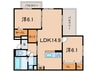 Nigawa Residence 2LDK+Sの間取り
