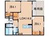 Nigawa Residence 2LDK+Sの間取り
