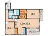 Nigawa Residence 2LDK+Sの間取り