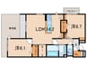 Nigawa Residence 2LDK+Sの間取り