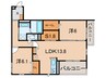 Nigawa Residence 2LDK+Sの間取り