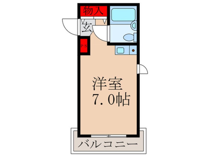 間取図 ﾏﾝｼｮﾝ立山