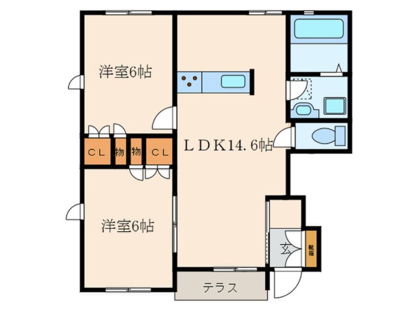 間取図 ベルリード明石