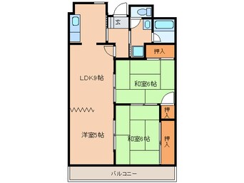 間取図 ボナール辻川