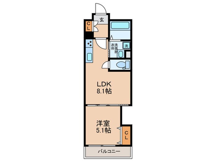 間取り図 クリエオーレ菱江Ⅱ