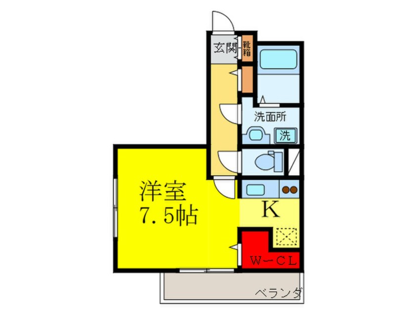 間取図 サンフレ－ル水尾