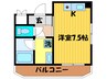 ダイヤ河原町 1Rの間取り