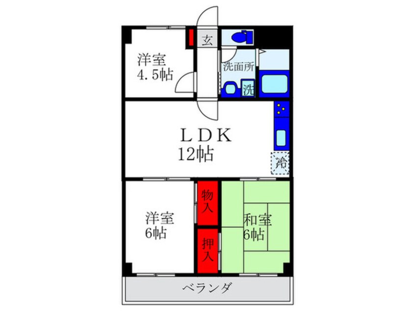 間取図 アビタシオン２１