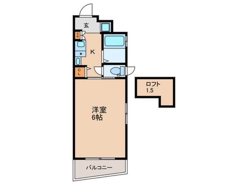 間取図 ｴｽﾃﾑｺｰﾄ大阪・中之島南(211)