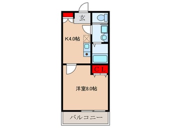 間取図 アサヒマンション