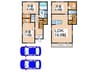 仮)LOFT　DESIGNE　春木　A棟 3LDKの間取り