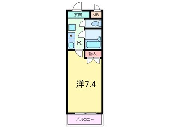 間取図 オプティ岡本山手