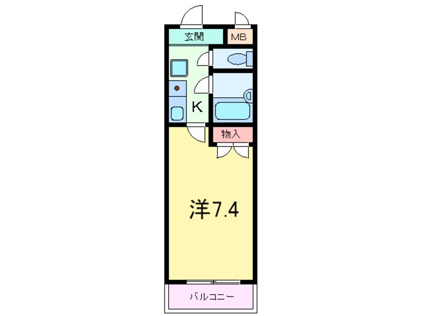 間取図 オプティ岡本山手