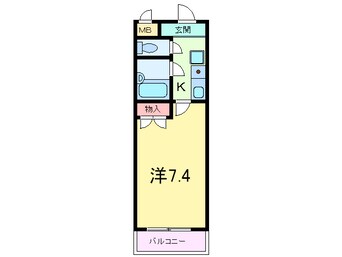 間取図 オプティ岡本山手
