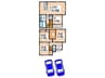 仮)LOFT　DESIGN　春木　B棟 3LDK+Sの間取り