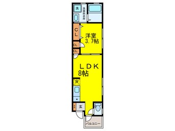 間取図 ディグニティー駒川