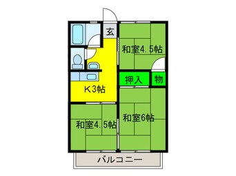 間取図 高台ハイツ