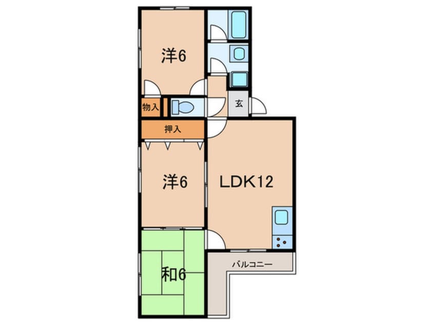 間取図 ハイツポールベール