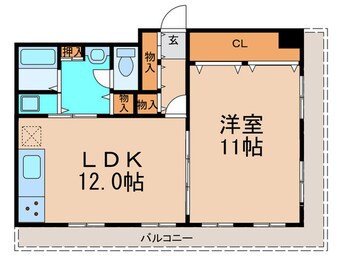 間取図 アパ－トメントＫ´Ｓ福島