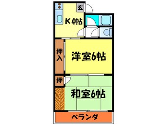 間取図 ロイヤル清水谷