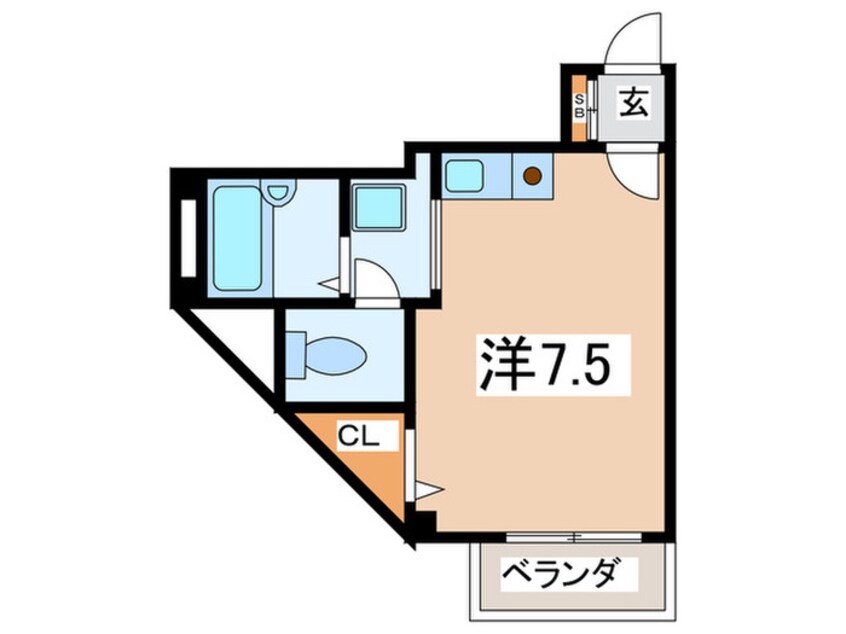 間取図 ラシ－ヌ山坂