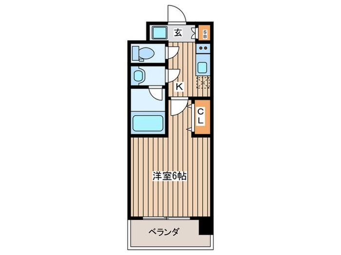 間取り図 スプランディッド難波