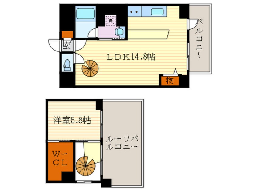 間取図 Refiant　Verde