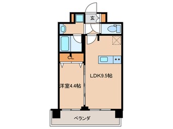 間取図 ﾌﾟﾚｻﾝｽ大阪天満リバーシア(503)