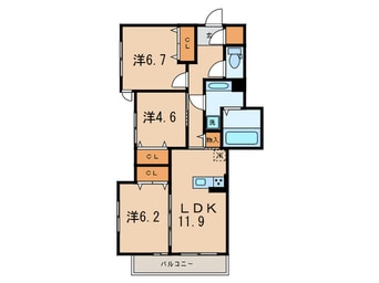 間取図 アコルデ西宮北口