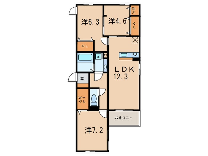 間取り図 アコルデ西宮北口