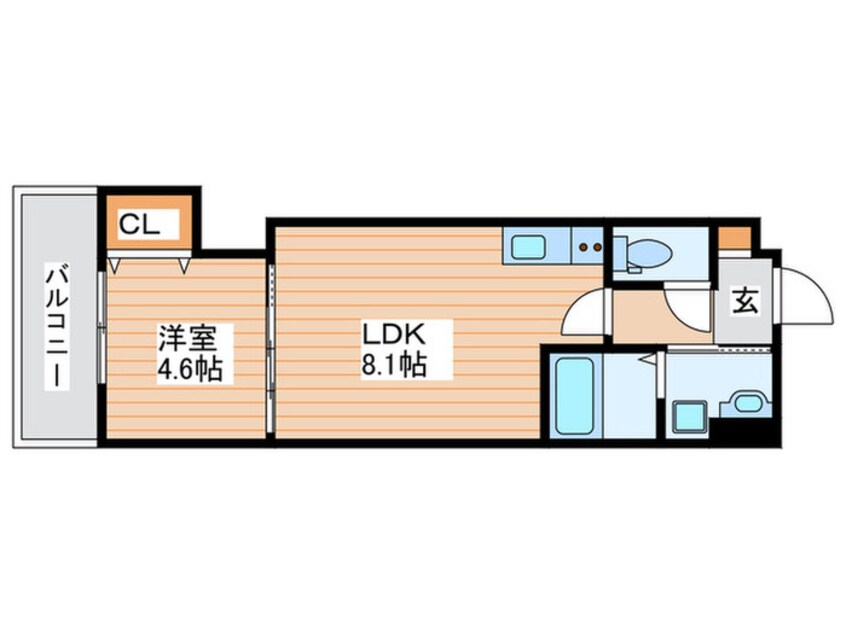 間取図 ALLIER PARK 池田