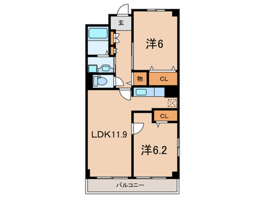 間取図 サンカルティエ