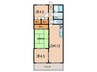 イマキタハイツ 59(南) 3LDKの間取り