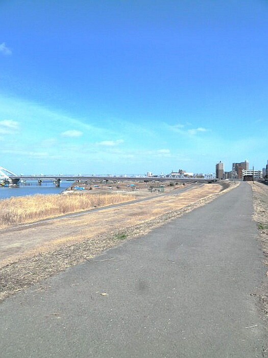 淀川河川敷(公園)まで20m RIVER HONJOU