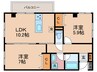 メゾン・グラウコ 2LDKの間取り