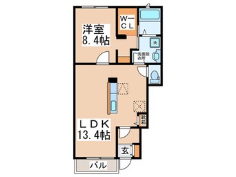 間取図 ベルメゾン　壱番館