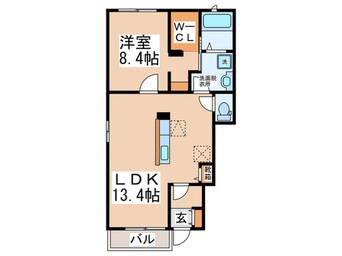 間取図 ベルメゾン　壱番館