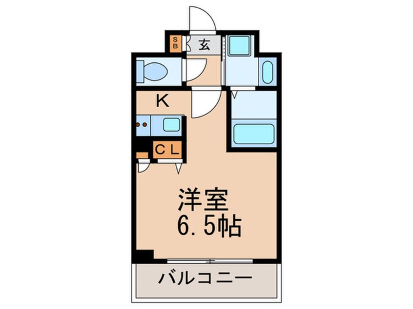 間取図 アクアプレイス梅田Ⅱ(401)