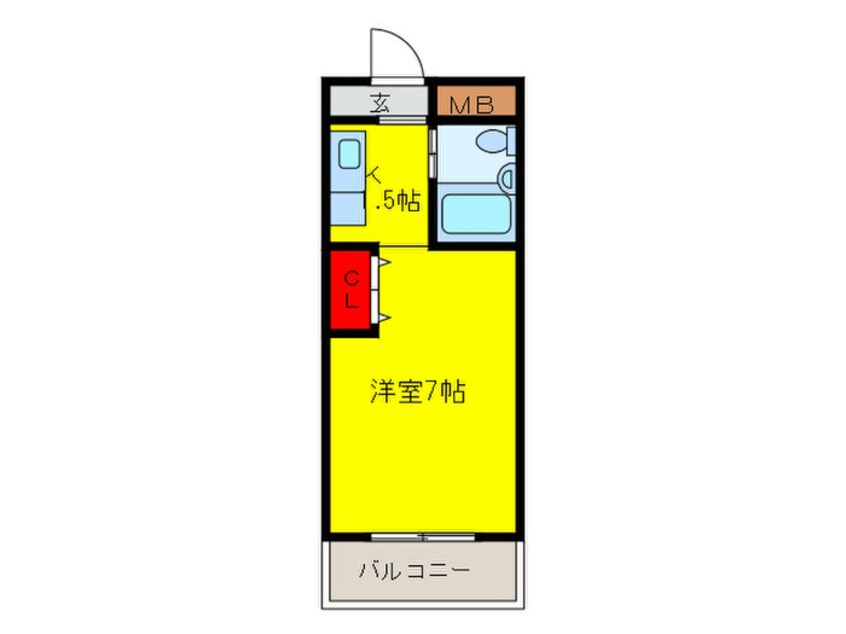 間取図 ヤングビレッジ平野