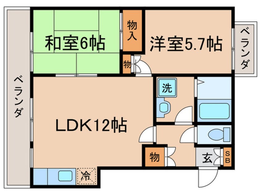 間取図 メリ－コンフォ－ト