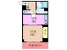レグレスコ－ト 1DKの間取り