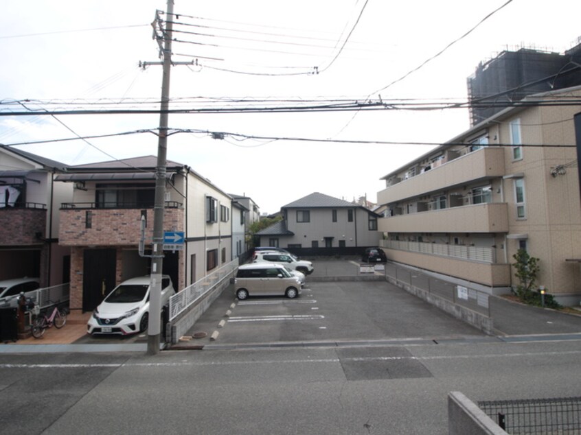 室内からの展望 越水マンション